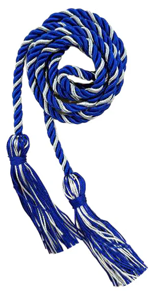 Intertwined Three Color Honor Cords